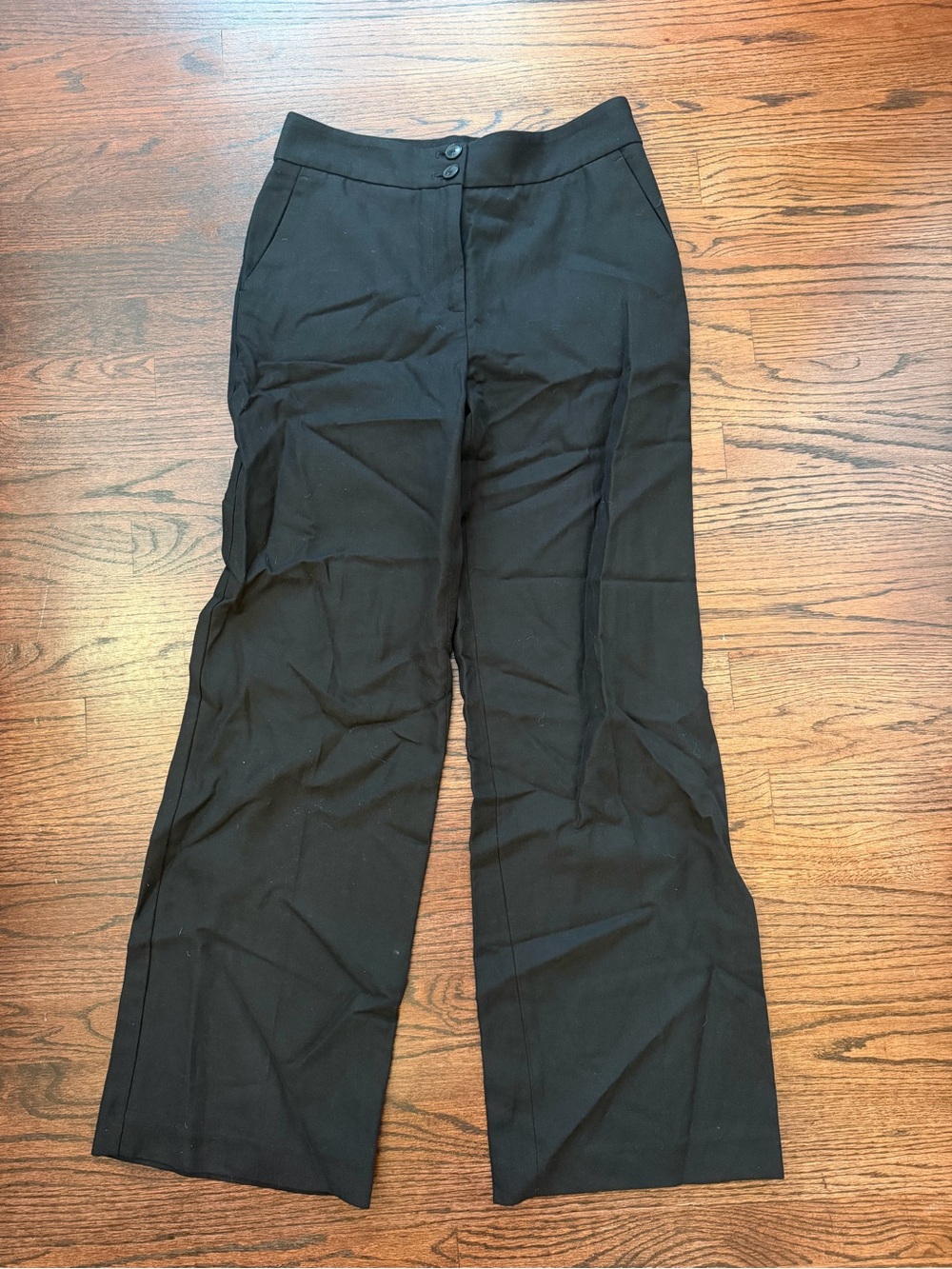 Talbots Black Greenwich Straight-Leg Pants